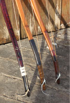 A traditional Japanese yumi bow made by Jaap Koppedrayer.